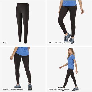 Patagonia Women's Pack Out Tights Leggings SMALL black